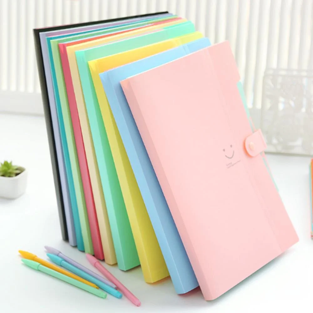 

File Folders A4 Size Snap Closure Accordion Folder Document File Folder )