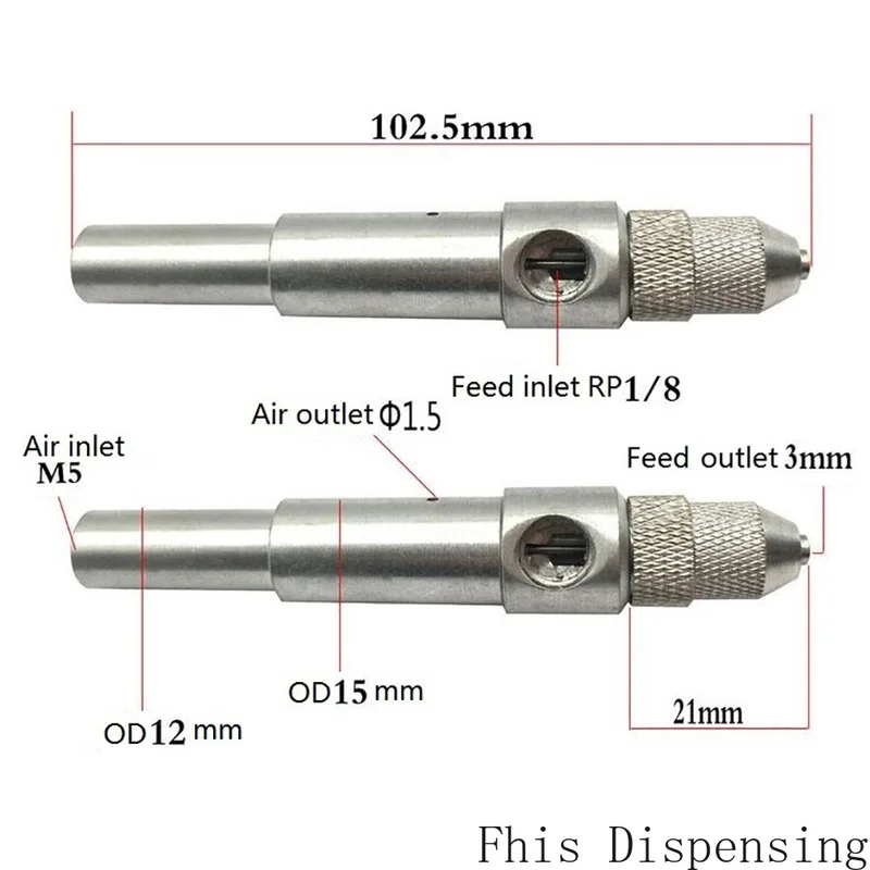 Односторонний микро прецизионный Дозирующий клапан впускной для подачи RP1/8 SMT