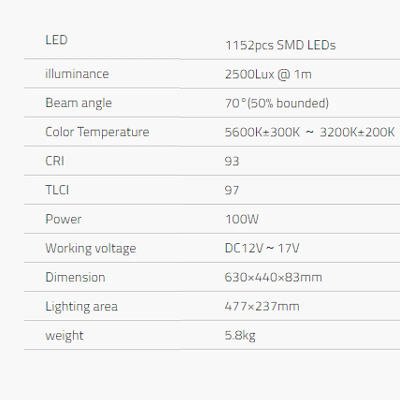 Фонасветильник светодиодный SWIT S-2430C LED 100W 3200K-5600K двухцветный | Электроника