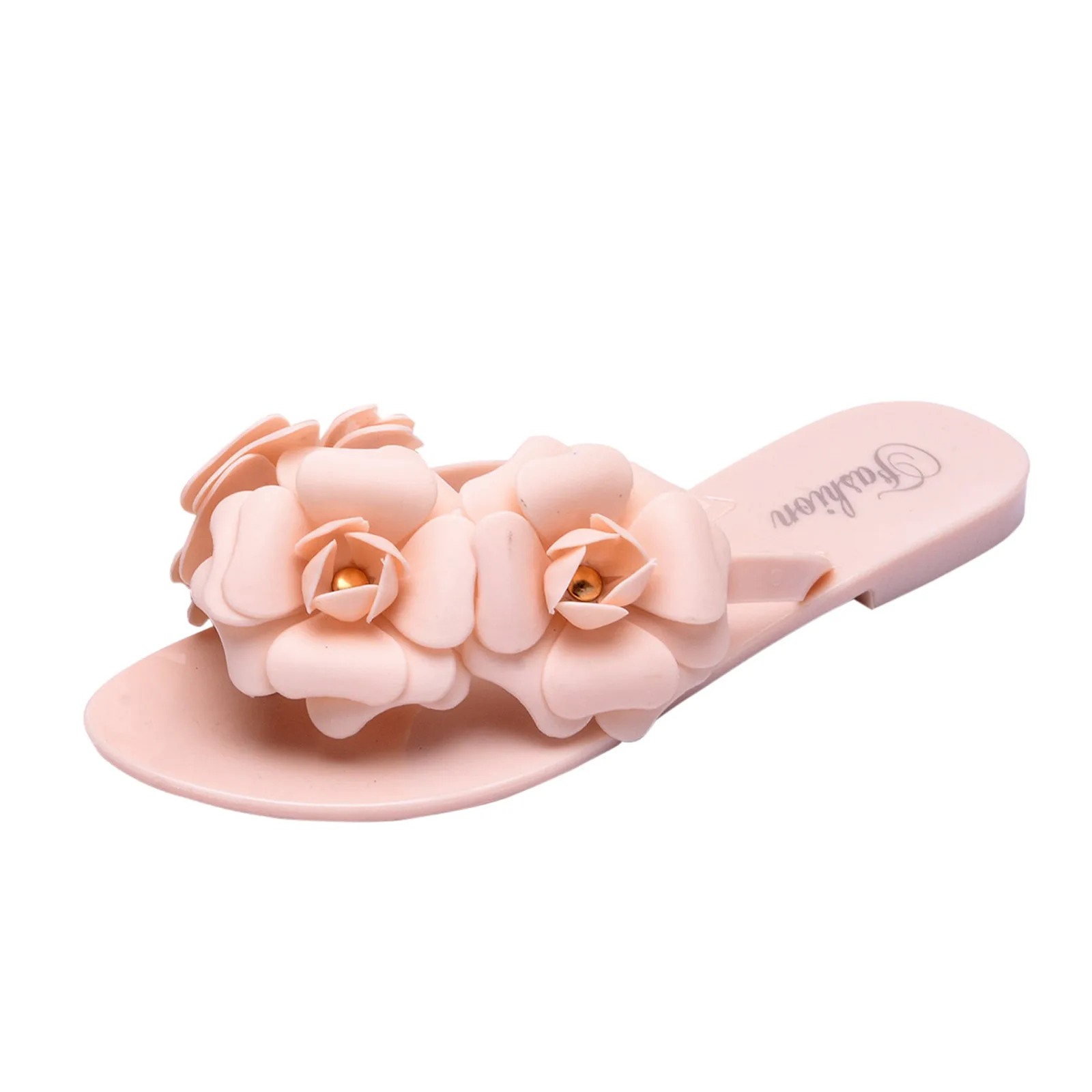 

Summer Women Sandals Flip Flops Outside Women Slippers Female Beach Shoes with Floral Ladies jelly shoes sandalias mujer 2021
