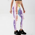 Женские леггинсы для фитнеса Qickitout, с цифровым принтом