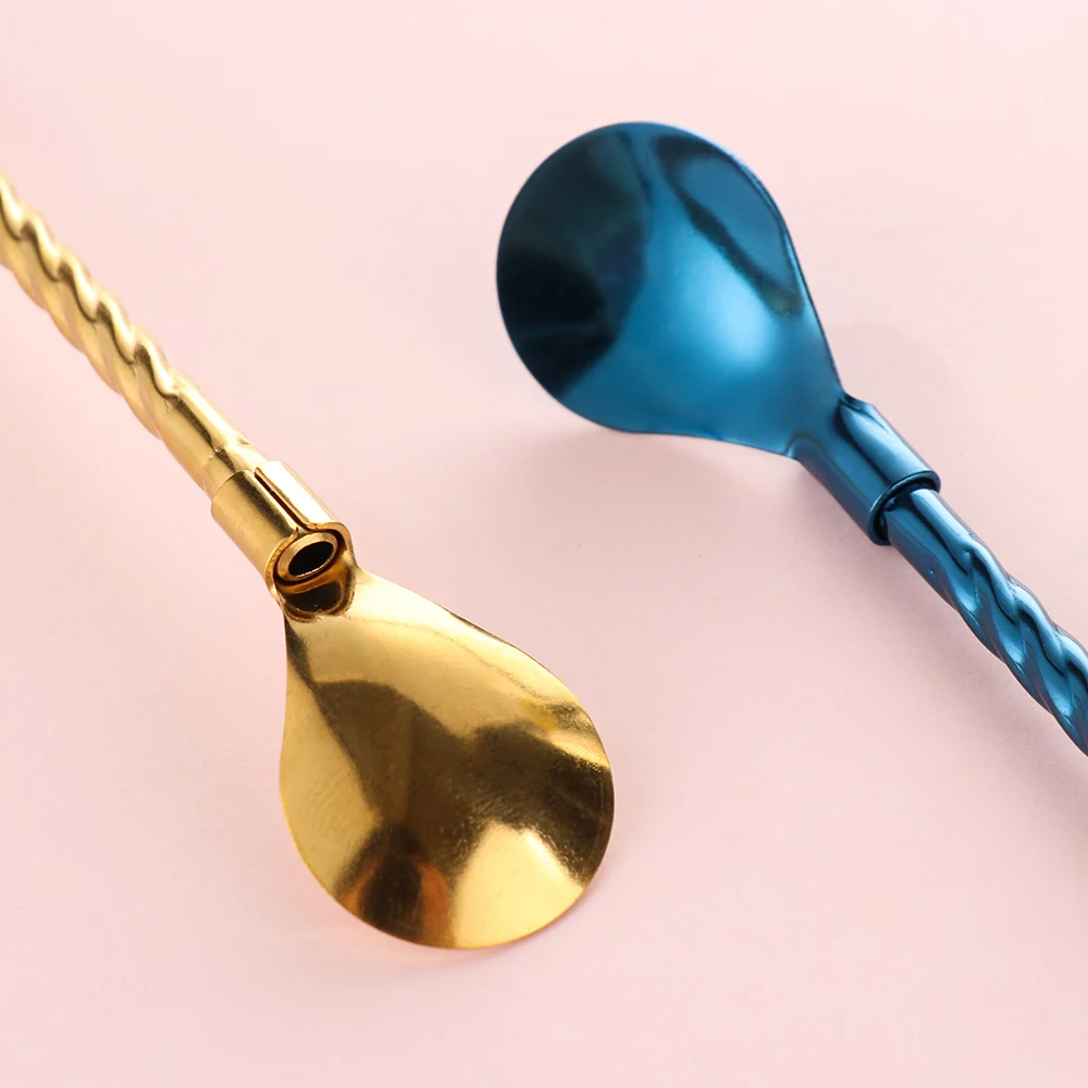 1 шт. ложка из нержавеющей стали с изогнутым фильтром | Дом и сад