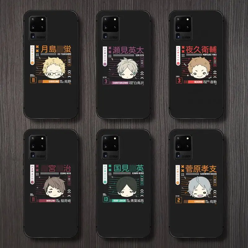 

Haikyuu Hinata Attacks anime Phone Case For Samsung galaxy A S note 10 7 8 9 20 30 31 40 50 51 70 71 21 s ultra plus