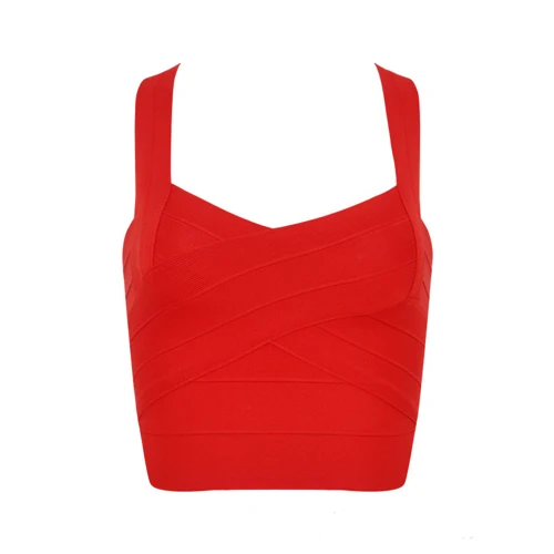style 1 red Женский короткий топ с повязкой, Летний однотонный топ с v-образным вырезом и поясом, сексуальный облегающий белый женский топ - Цвет: style 1 red
