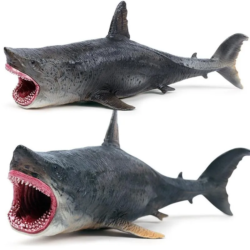 

Megalodon Shark Model Sea Life Classic Toys For Boys Children Ancient Animal Figure Collection Toys Educational Learning Gift
