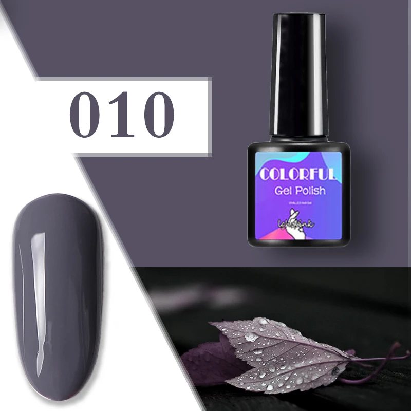 010 7,5 мл неоновый Гель-лак для ногтей Uv/Led Гель-лак праймер Gellak УФ-гель для ногтей основа и верхнее покрытие Полупостоянный УФ-лак - Цвет: 010