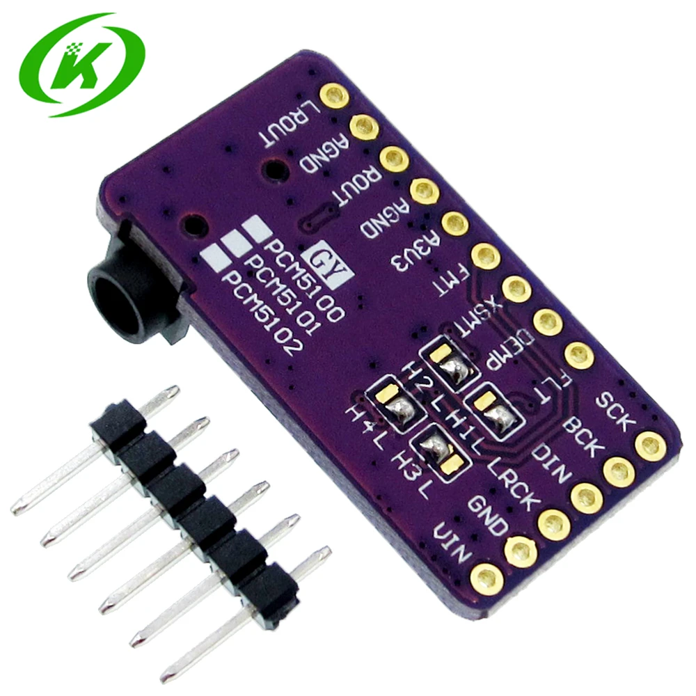 Плата DAC декодера интерфейса I2S PCM5102 модуль плеера для Raspberry Pi pHAT плата формата