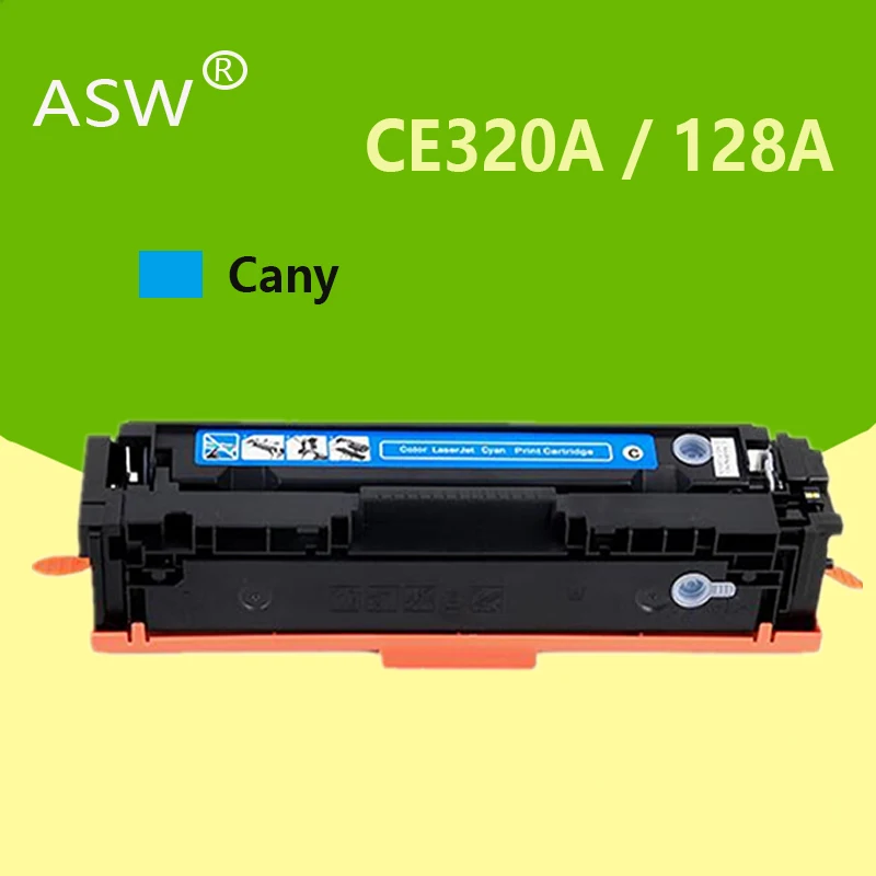 

ASW Toner Cartridge Compatible for HP CE320A CE321A CE322A CE323A 128A 320A 320 321 322 323 laserjet CM1415 CM1415fn 1415 CP1525