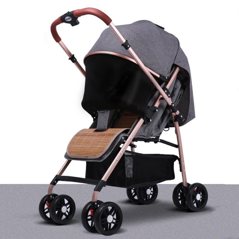 

Genuine new baby stroller, special offer, lightweight, foldable four-wheel shock absorber baby stroller