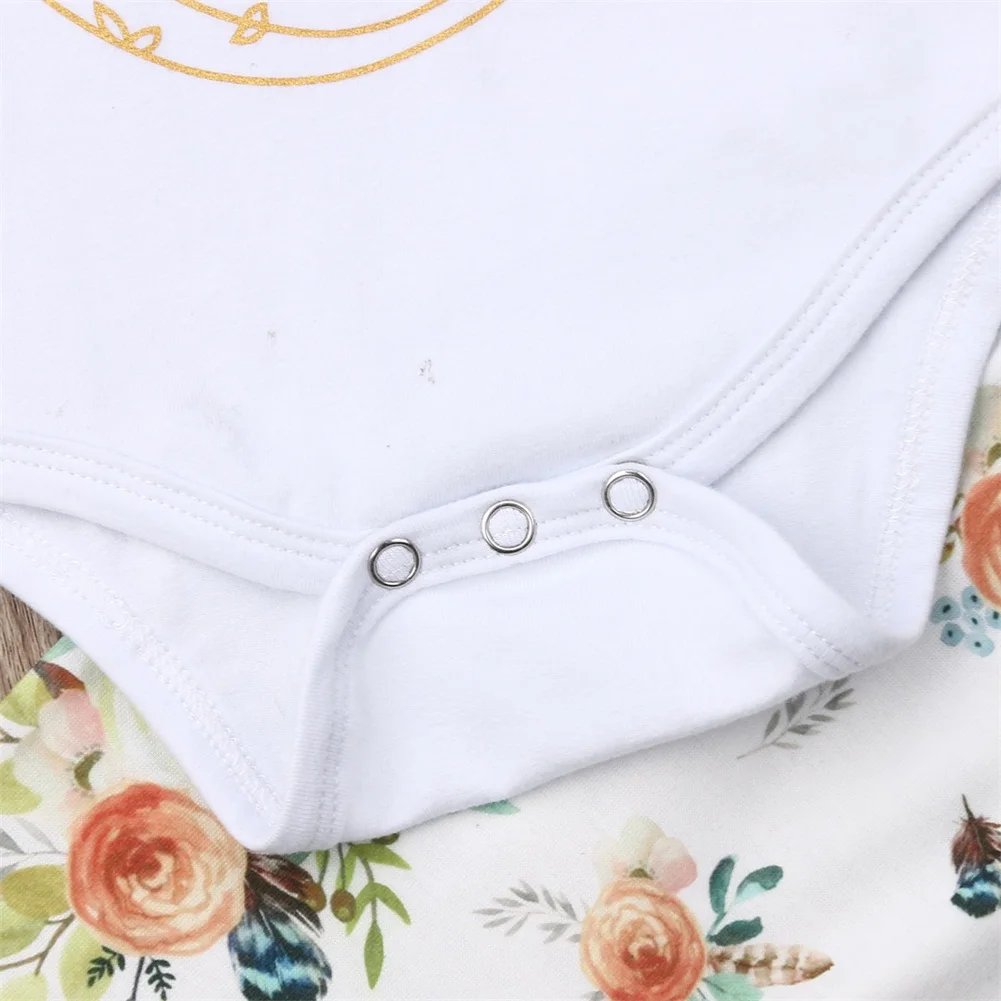 2019 брендовая одежда для новорожденных маленьких девочек с цветочным рисунком