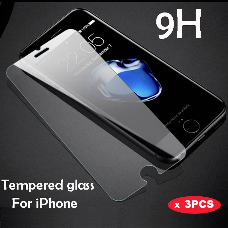Защитное закаленное стекло для iphone13 7 6s 8 plus XS 11Pro max XR экрана iphone 12 Pro mini 3 шт. |