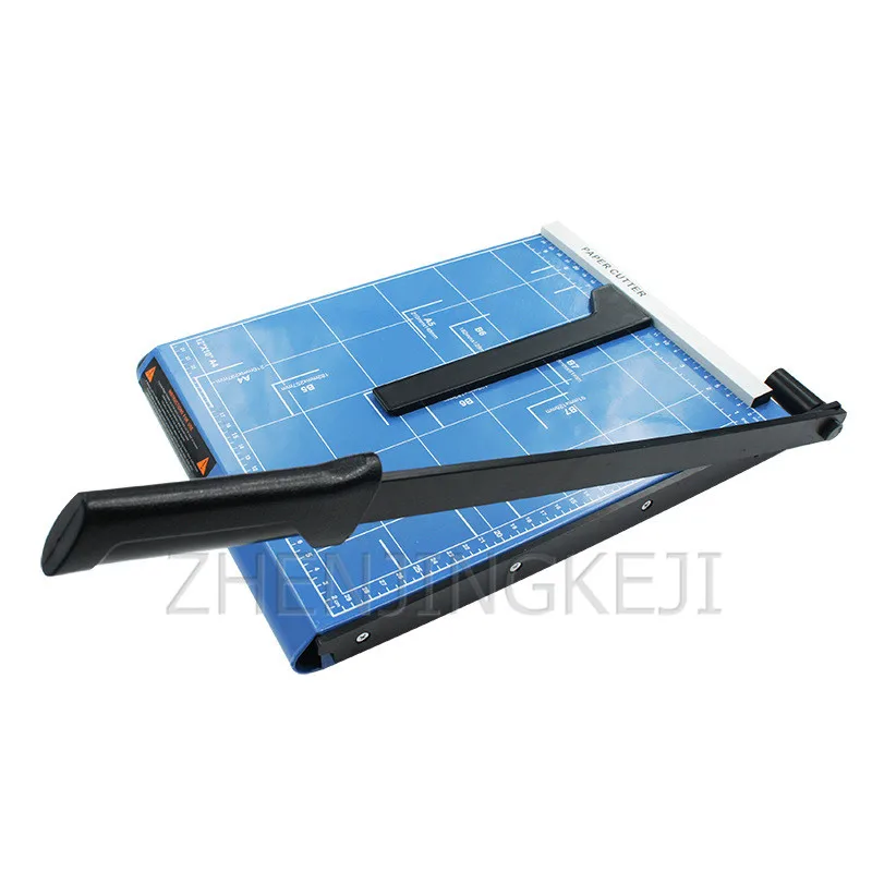

A4 Steel Sanction Paper Knife Manual Straight Cut Books Card Paper Cutter 12 * 10 Cutting Tools Office Tool Equipment Machine