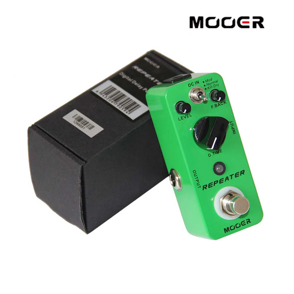 MOOER цифровая гитарная педаль с задержкой 3 режима работы