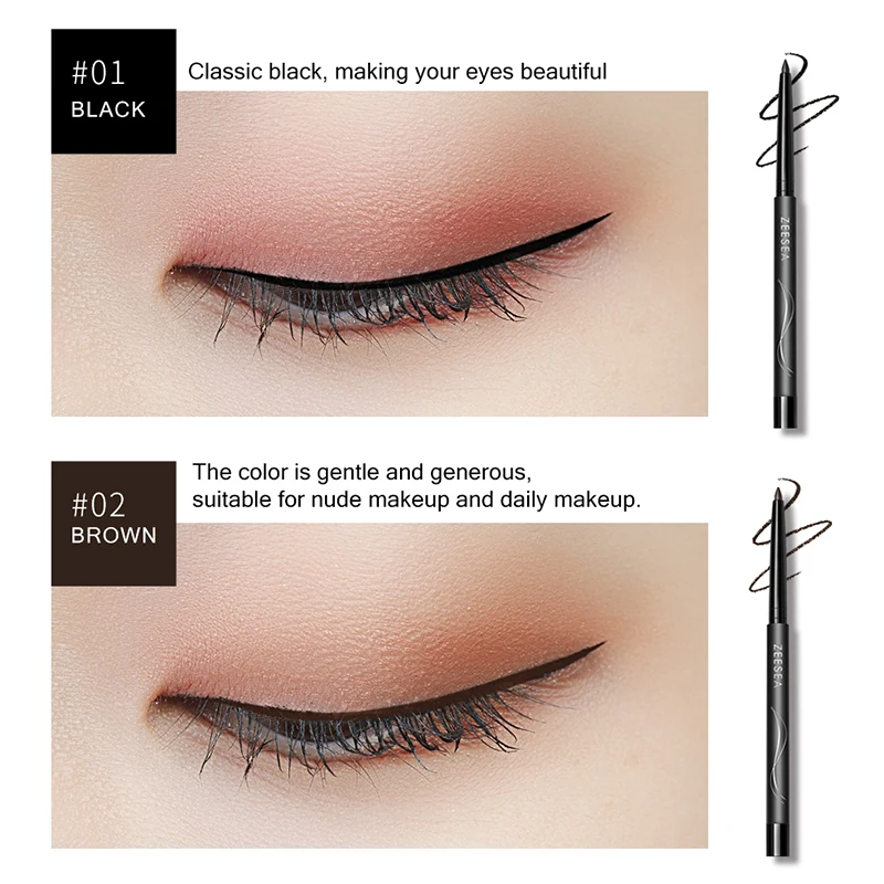 ZEESEA лучшая краска долговечная подводка для глаз ручка|Тени век и подводки| |
