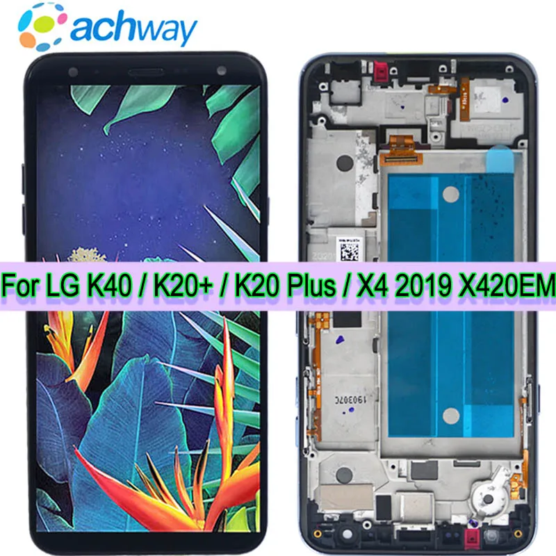 

ЖК-дисплей для LG K40 LMX420, 5,7 дюйма, Замена для LG K12 Plus LCD X4 2019 LCD