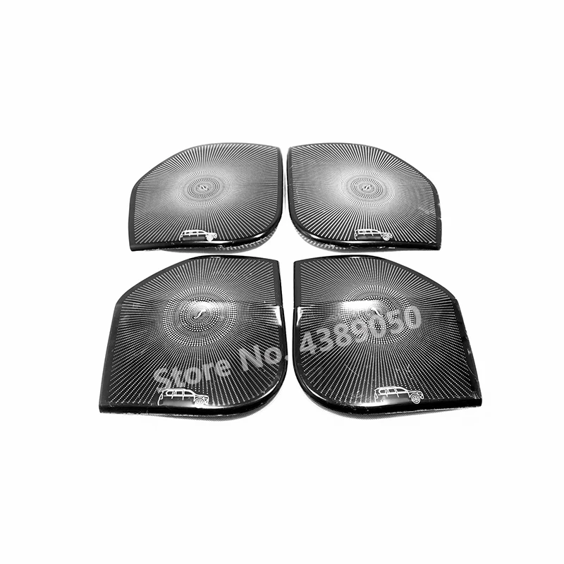 Накладка на переднюю аудио звуковую крышку двери автомобиля Toyota Land Cruiser 200 2010-2019 из нержавеющей стали 4 шт.