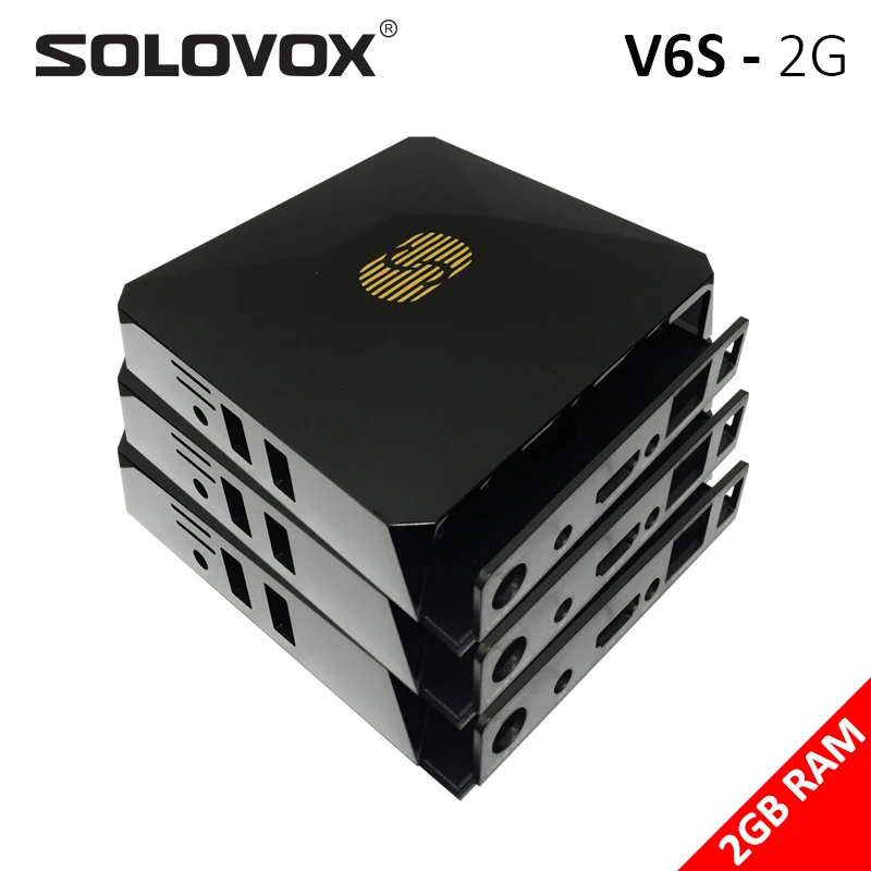 Спутниковая ТВ-приставка SOLOVOX V6S 2G MINI HD DVB S2 доставка в Бразилию поддержка карт IKS