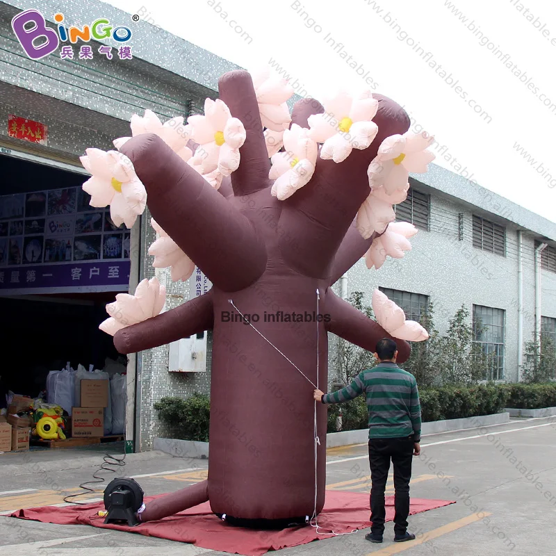 Изысканное Надувное персиковое дерево для украшения мероприятий/гигантское Цветочное улицы/надутое