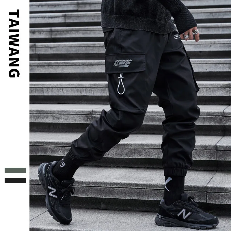 

men's cargo pants joggers streetwear Fashion weatpants Hip Hop High street trousers male Spring Autumn casual pants men