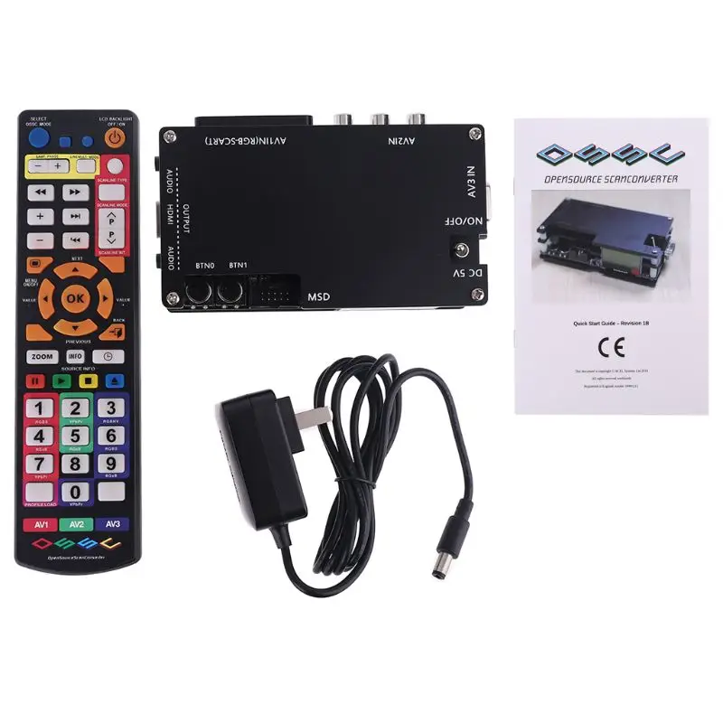 

OSSC HDMI-compatible-compatible Converter Kit for Retro Game Console Set