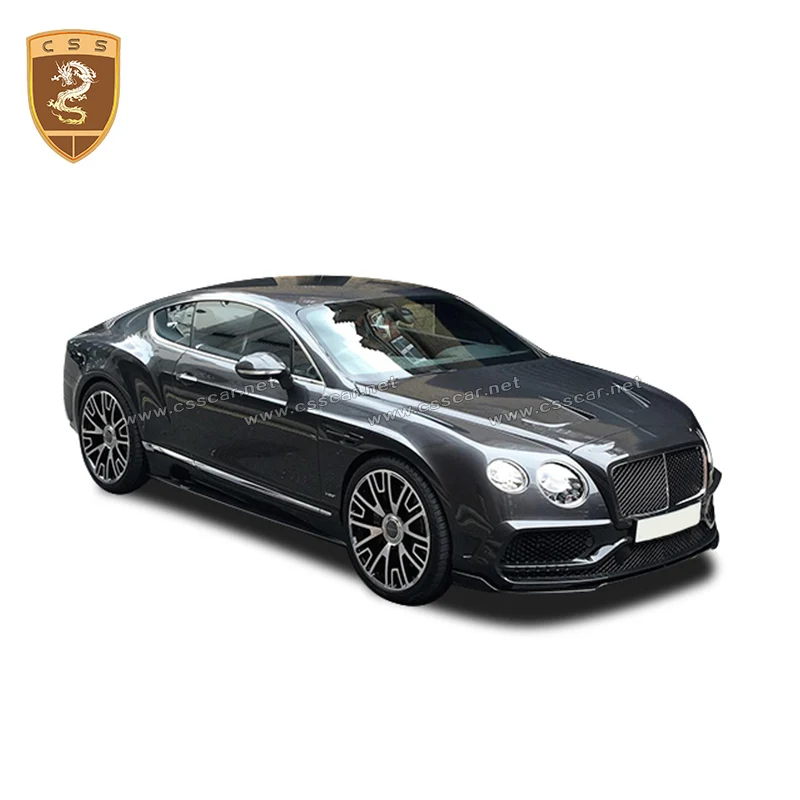 2016 передний бампер задний спойлер боковые юбки для Bentley GTC FRP из углеродного