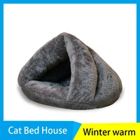 winter warm house for cats slippers dog bed pet dog house soft furniture cat bed house for pets cama gato mascotas dla kota