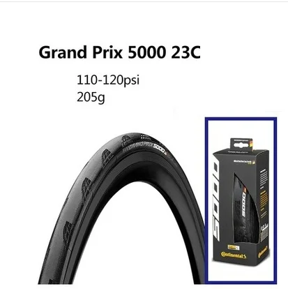GP5000 700X23C Континентальный Grand Prix GP 5000 700x23/25/28C дорожный велосипед Clincher Складная шина/коробка - Цвет: GP5000 700X23C