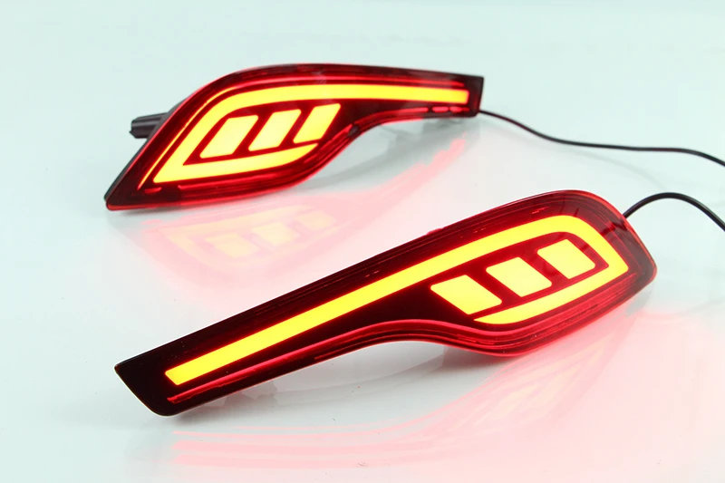 Автомобильный мигающий 2 шт. светодиодный Многофункциональный 12 В Светодиодный