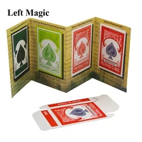 1set 3d advertising magic tricks card deck appearing magia magician close up gimmick props mentalism comedy classic toy