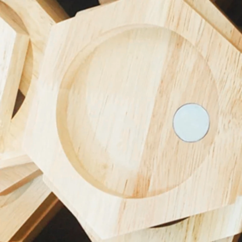 

Medals Wooden Hexagon Storage Shelf Homes Decorative Tool Racks Medal Album Coin Cases for Households Bedroom Decoration