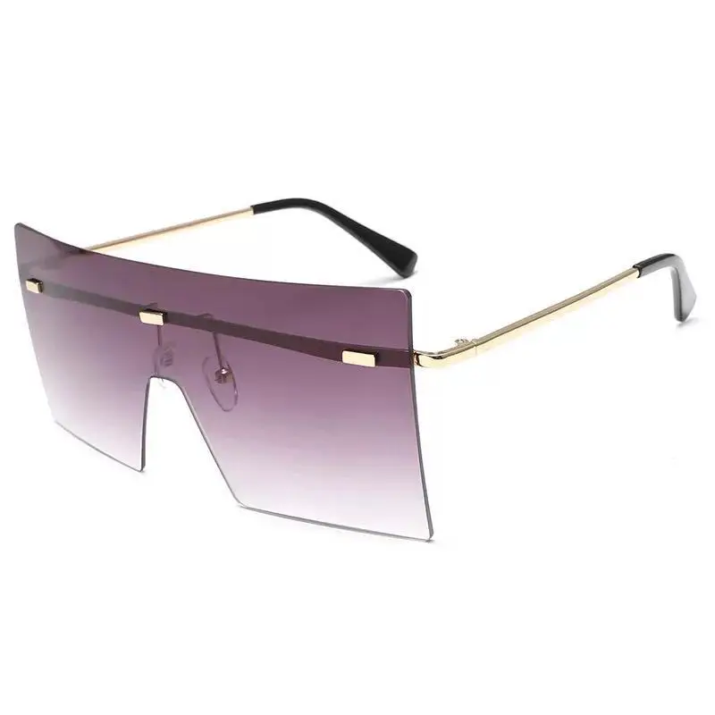 Большие Квадратные Солнцезащитные очки женские роскошные Брендовые без оправы