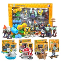 genuine plants vs zombies giant dr zombie king toy 2 battle set full set 3 child boy birthday toy gift