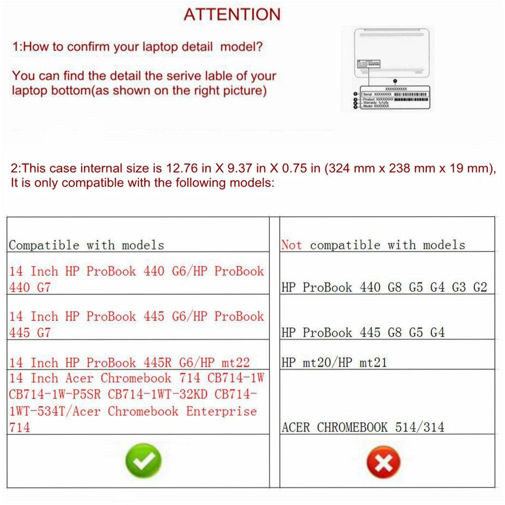 Защитный чехол 2 в 1 и Портативная сумка для HP ProBook 440 G6/HP G7/HP 445 G7 | Компьютеры офис