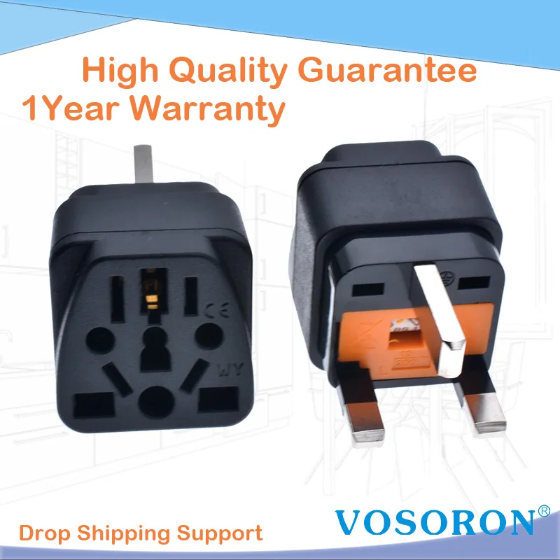 Адаптер типа G многотипный преобразователь розетки в Великобританию Сингапур