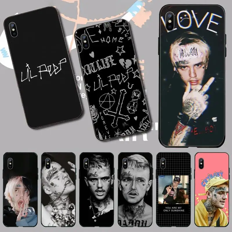 

Lil Peep Lil Bo Peep Soft Phone Case for iPhone 11 12 13 pro XS MAX 8 7 6 6S Plus X 5S SE 2020 XR mini