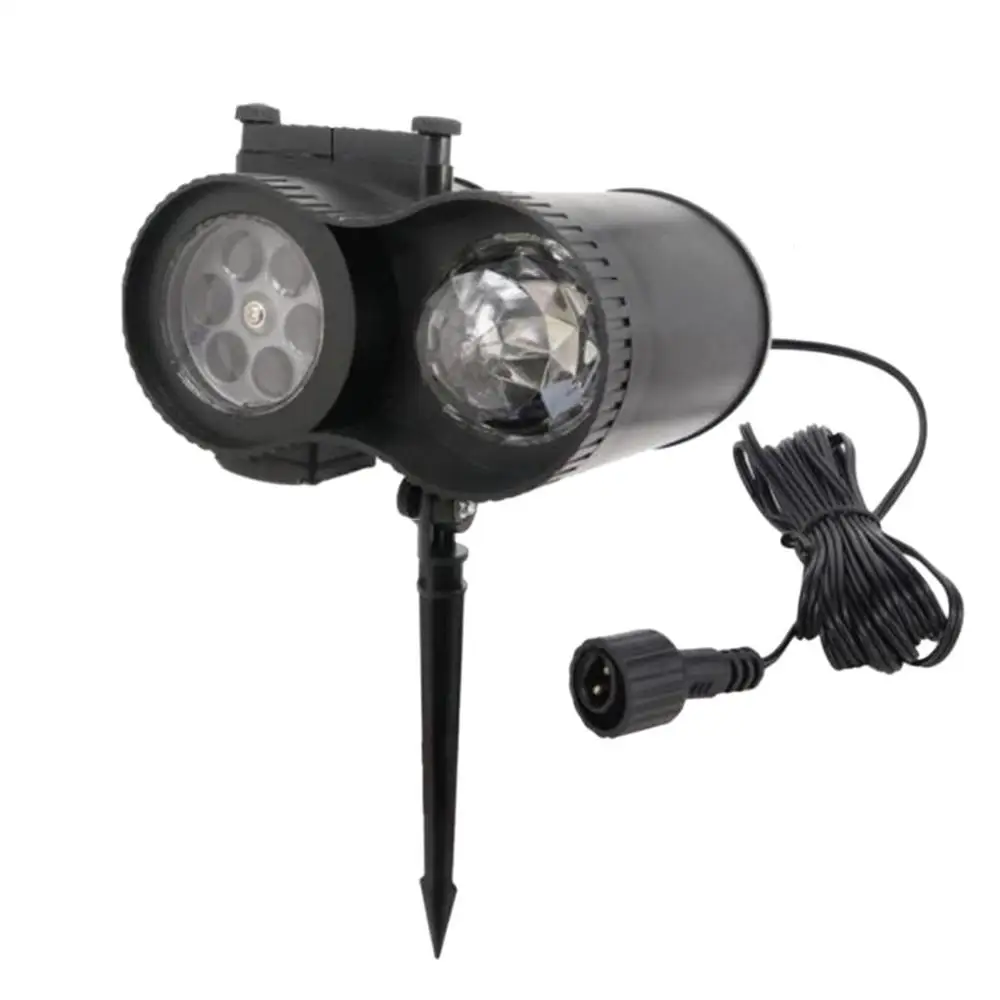 Светодиодный светильник 3D для наружной проекции вращающийся с узором помещений