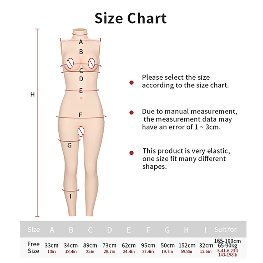 KUMIHO 5G Ankle-Length Bodysuit Silicone breasts forms fake Vagina silicone gel transgender pussy for Crossdresser shemale |