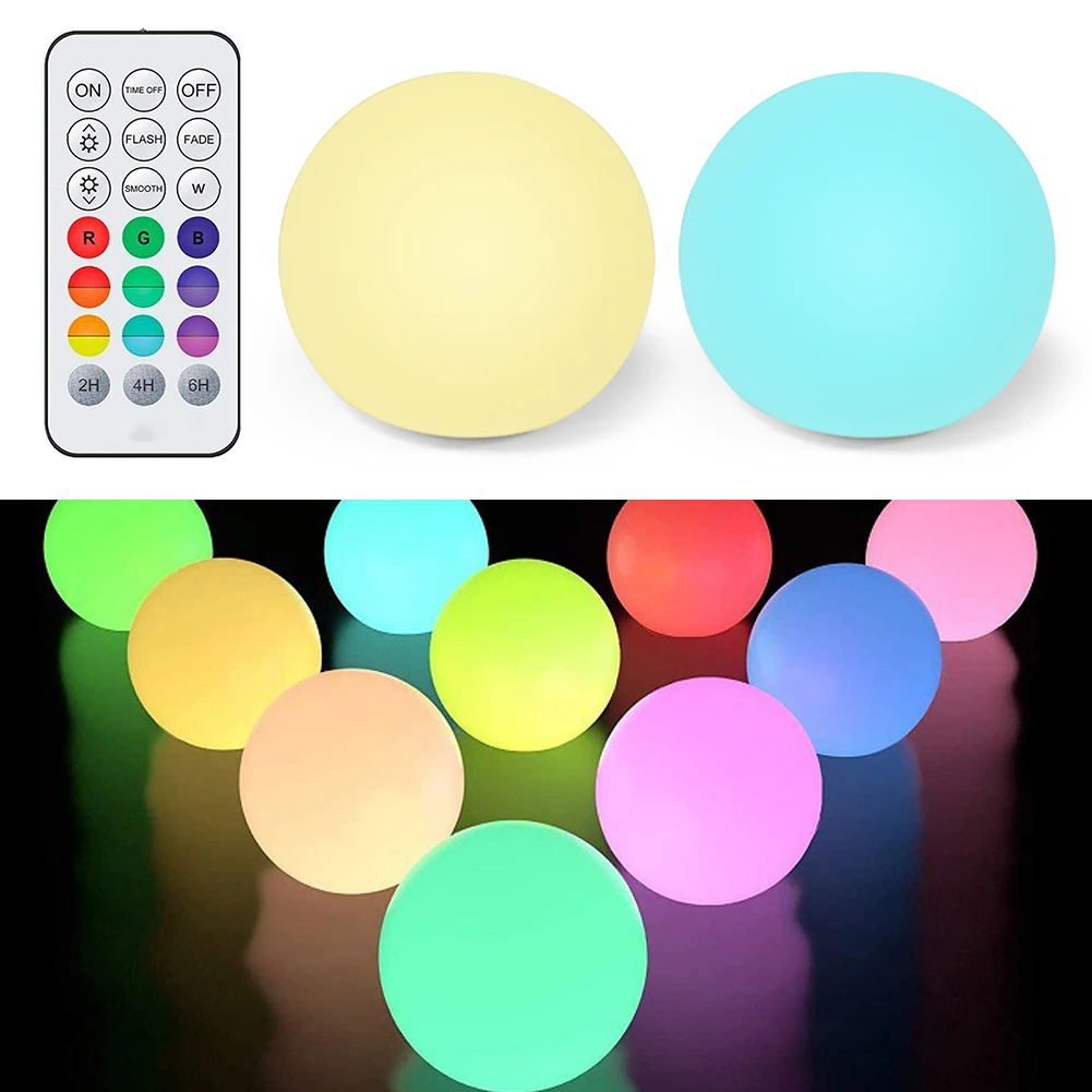 

Floating Pool Light LED Lamp IP68 Waterproof Pond Floating Lamp for Pool Pond Hot Tub Indoor Outdoor Decoration Pool Toys