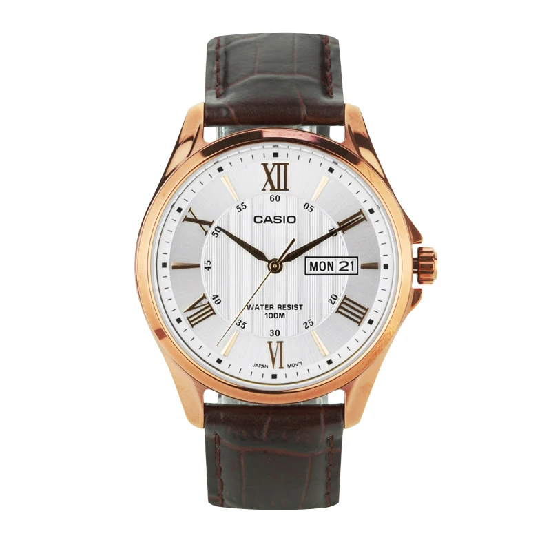 MTP-1384L-7A Casio Часы Бизнес простые мужские часы MTP-1303L-1A - Цвет: MTP-1384L-7A