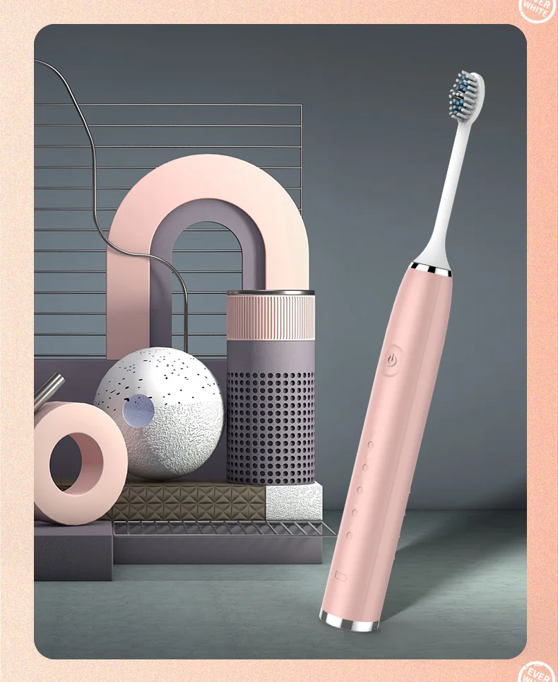 

S6 Electric Toothbrush Ultrasonic Rechargeable Soft Hair Lovers Set Student Silicone Between Teeth Brush