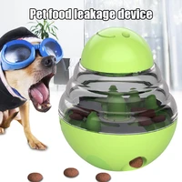pet dog cat food toy dispenser tumbler puzzle treat ball slow feeder pet food leaker toys eig88