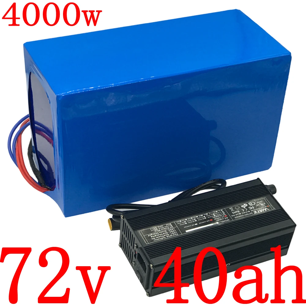 72V фара для электровелосипеда в Батарея Упаковка 4000W 3000W 2000W электрический скутер