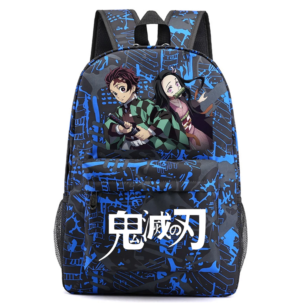 

Рюкзак унисекс из аниме «рассекающий демонов», повседневный дорожный ранец, школьный портфель из ткани для студентов и ноутбуков