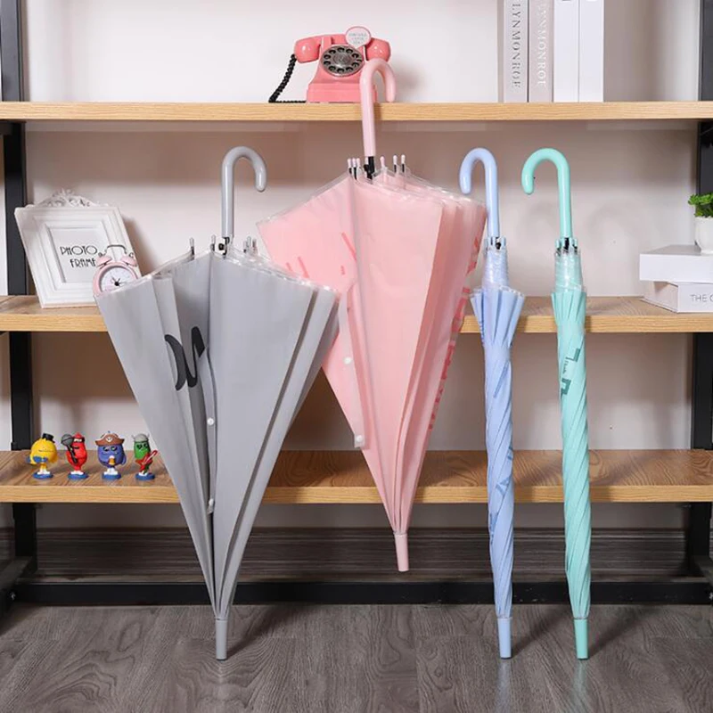 Модный языковый Забавный текстовый зонтик EVA Портативный Прямой Зонт с крючками