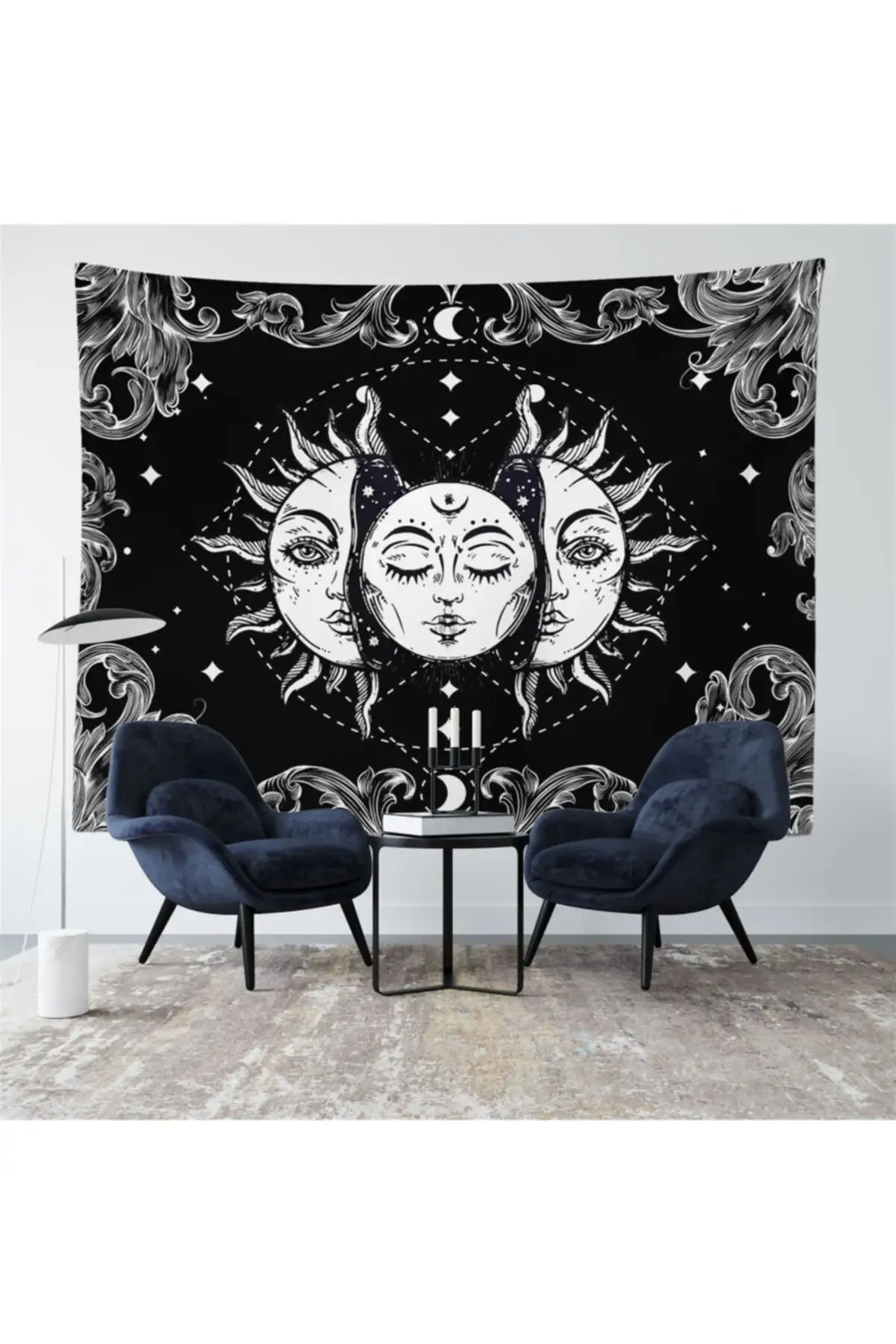 

Sun Black Wall Made of 100 Polyester