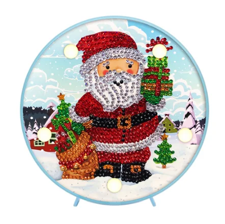 Прямая поставка сделай сам специальная форма алмазная живопись светодиодный