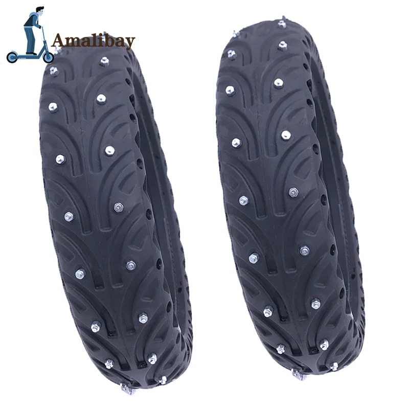 Electric Scooter Snow Tire Ice Tyre 8.5 Inch for Xiaomi M365 M365 Pro Pro 2 Scooter Solid Tire Shock Absorber Non-Slip Tyre
