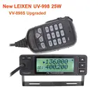 Новый LEIXEN VV-998S 25 Вт двухдиапазонный 144430 МГц Мобильный радиоприемник UV-998 любительский радиоприемник обновленный VV-898S