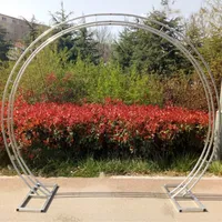 New Arrival Wedding Decoration Arch Stand Store Opening Flower Frame Galvanized Shelf O And U Two Shape Available