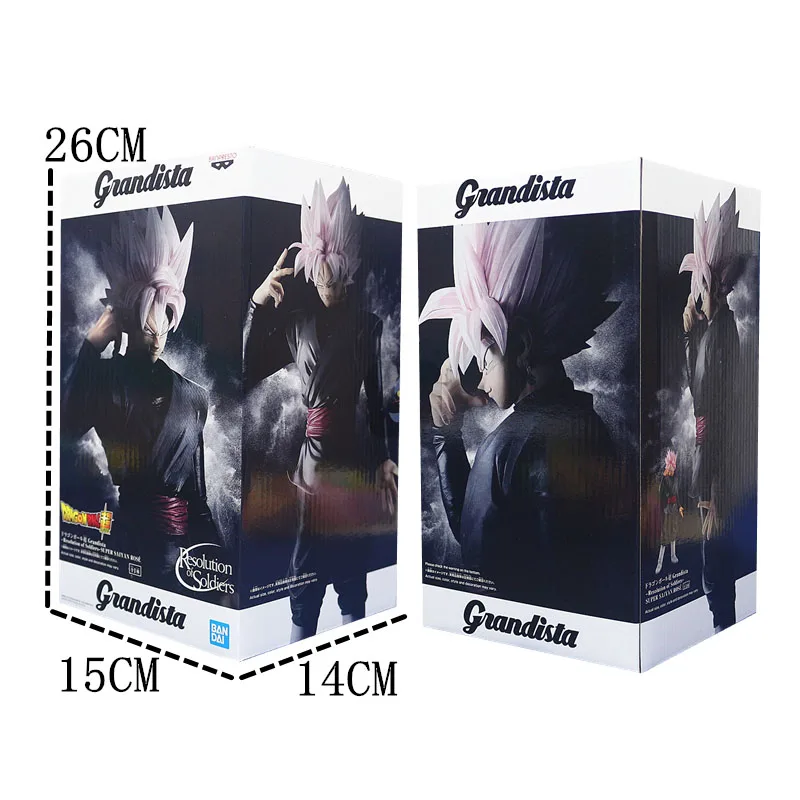 

Anime Original Bandai Dragon Ball Grandista Ros Black Goku 27Cm Pvc Action Figure Model Collection Kids Toys